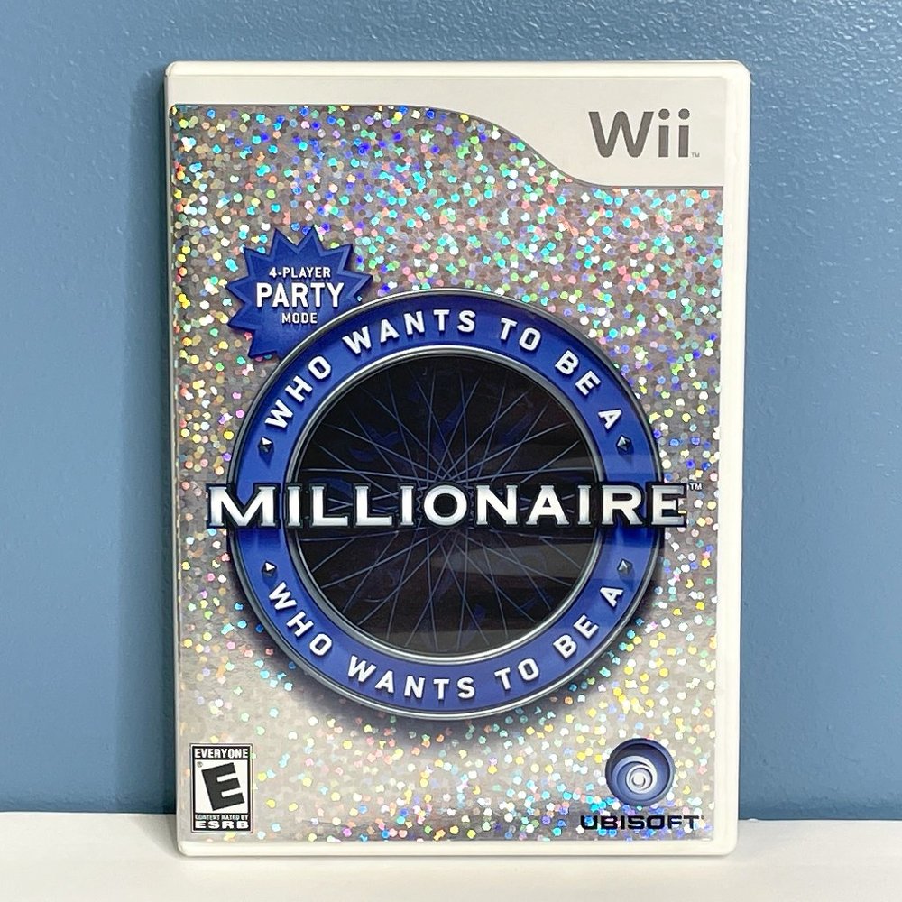 Nintendo Wii WHO WANTS TO BE‎ A MILLIONAIRE Video Game Complete TESTED